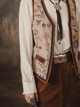 Load image into Gallery viewer, Retro Cvolorful Print Vestv