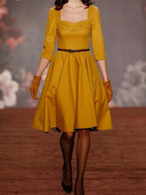 Load image into Gallery viewer, Vintage Cotton Square Neck Dress