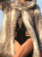 Load image into Gallery viewer, Vintage Double-Sided Fur Coat