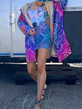 Load image into Gallery viewer, Colorful Double-sided Fur Stitching Jacket