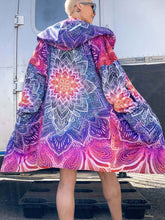 Load image into Gallery viewer, Colorful Double-sided Fur Stitching Jacket