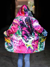 Load image into Gallery viewer, Aurora Double-faced Lambskin Patchwork Jacket