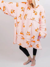 Load image into Gallery viewer, Pure Wool Blanket Hoodie