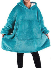 Load image into Gallery viewer, Solid Color Printed Sweatshirt Blanket