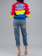 Load image into Gallery viewer, Vtg Du Pont Racing Bomber Jacket