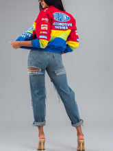 Load image into Gallery viewer, Vtg Du Pont Racing Bomber Jacket