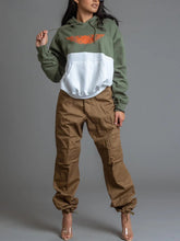 Load image into Gallery viewer, Hemp White Patchwork Angels Club Hoodie