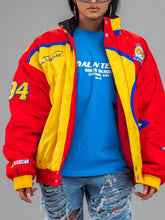 Load image into Gallery viewer, Letter-print Racing Puff Jacket