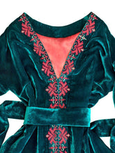 Load image into Gallery viewer, Vintage Velvet Embroidered Coat
