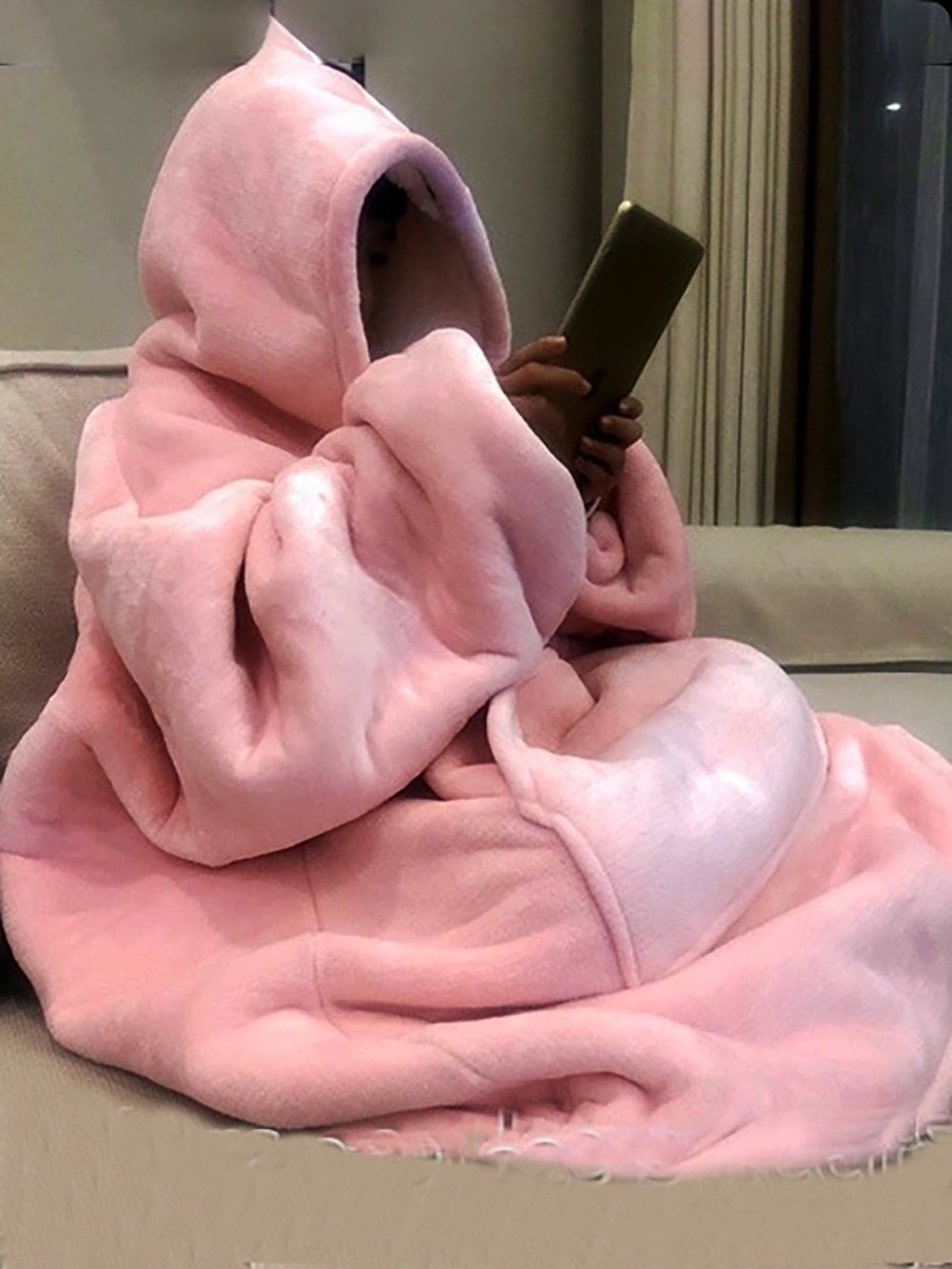 Pure Wool Blanket Hoodie