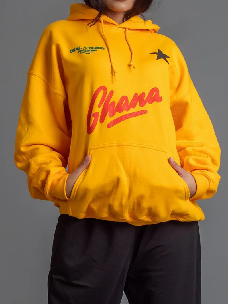 Yellow Team Ghana Hoodie