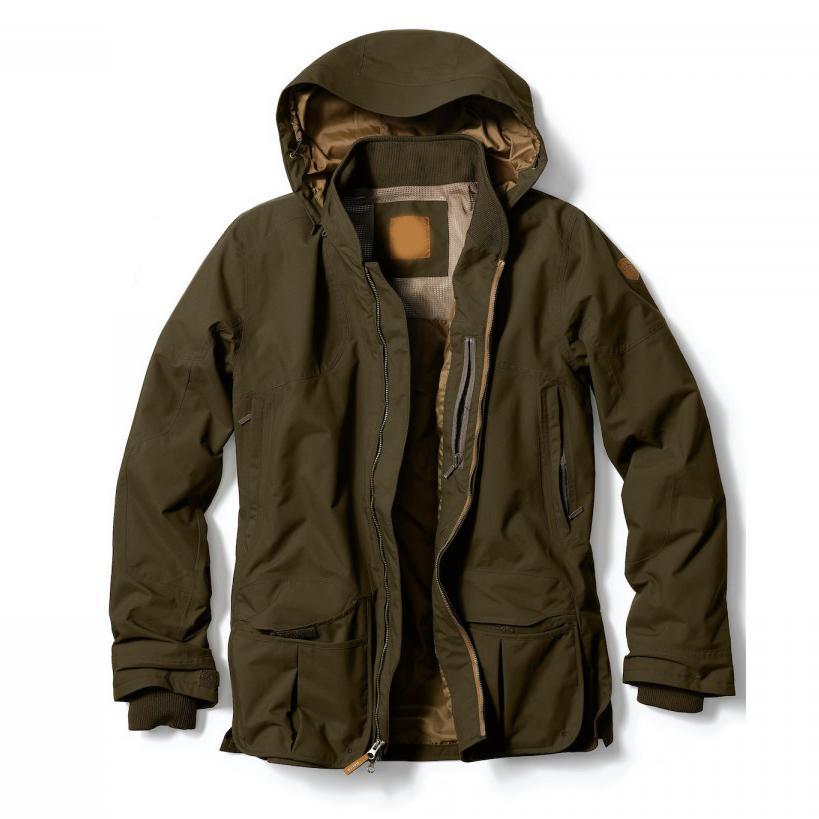 Men's outdoor warm field waterproof hooded jacket